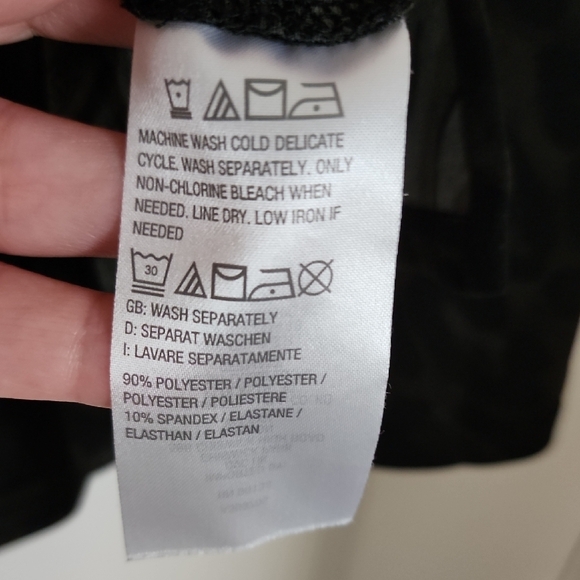 BELLE BY KIM GRAVEL Gray and Brown Ombre Animal Print Long Sleeve Top Size XL - Picture 4 of 7